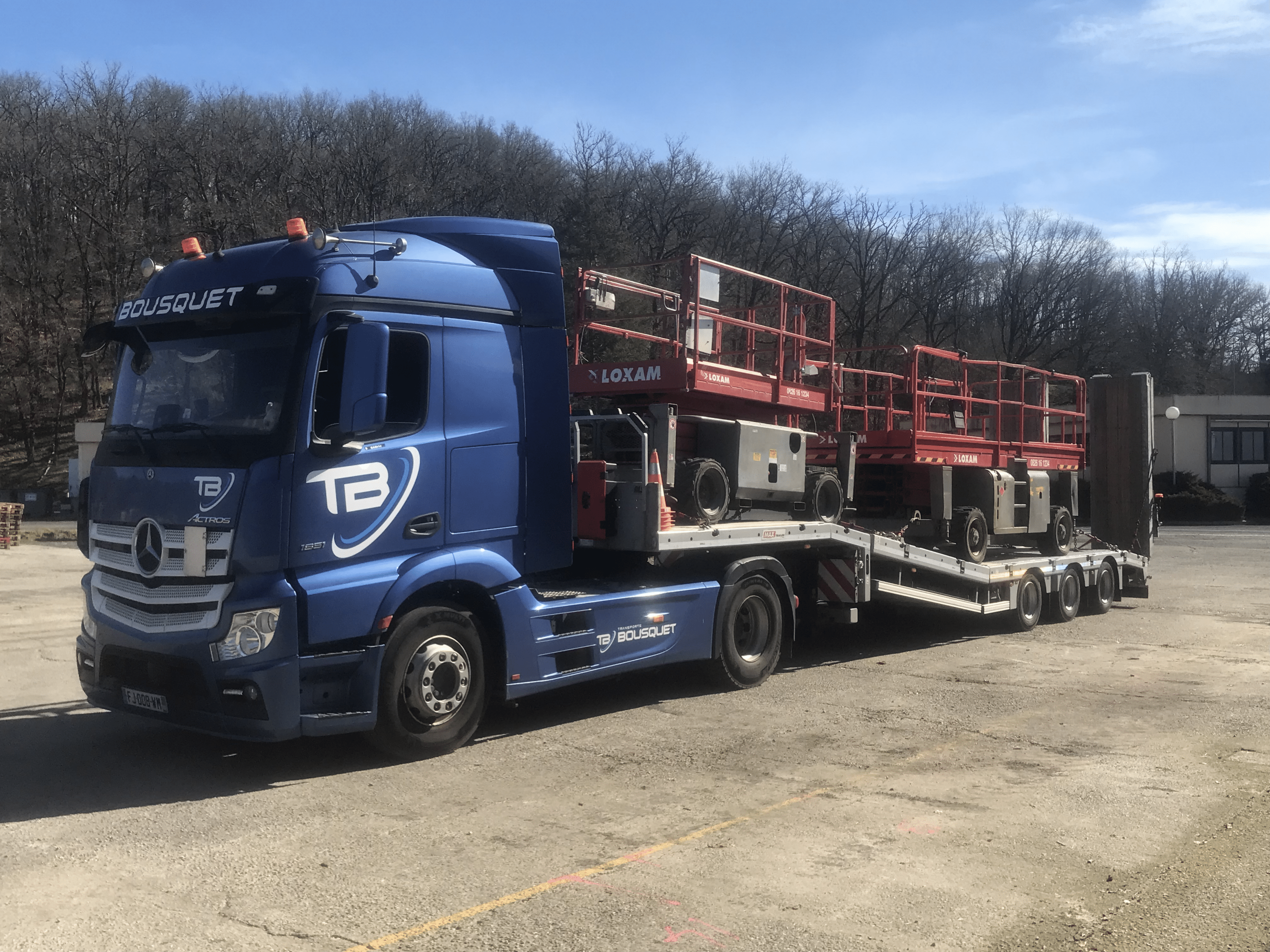 Transports Bousquet vehicule chauffeur tp beton team062